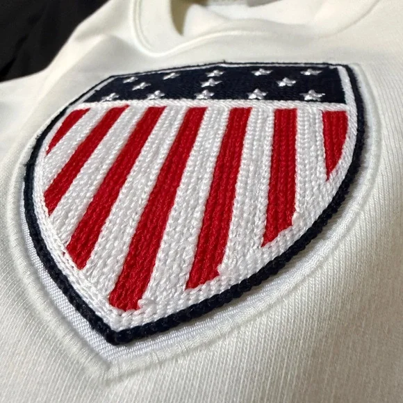 Nike Men's White USA Shield Sweater